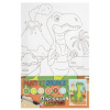 Maľovanie podľa čísel + vodovky Dinosaurus mix variantov či farieb
