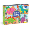 Mudpuppy Puzzle Dinosauři sada 4 v 1