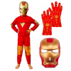 Detský kostým Iron man s maskou a rukavicami 98-110 S