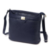 Dámska kožená kabelka Luka 20-076 DOLLARO Navy Blue Small Postbag