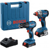 BOSCH GDX 18V-285 + GSB 185-LI + 2× 2,0 AH + GAL 18V-20 + puzdro PROFESSIONAL 06019N2124