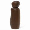 Ferm Living Drevený mlynček s keramickým strojčekom Pebble Dark Brown