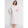 Linclalor Dámska nočná košeľa dlhá - barva:LCL354/ružová, velikost:40