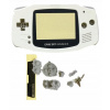 BIELY NÁHRADNÝ KRYT SHELL GUMIČKY TLAČIDLÁ SKLÍČKO PRE GAMEBOY ADVANCE GBA