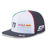 Šiltovka Sergio Perez Red Bull Racing, plocha, biela