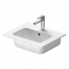 Duravit ME by Starck - Nábytkové umývadlo, 53x43 cm, 1 otvor na batériu, matná biela 2336533200