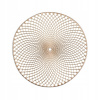 Zeller Podložka Mandala okrúhla plastová zlatá priemer 38 cm
