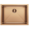 Sapho ZENITH nerezový drez 60x45cm, meď mat SPH ZN6045PG