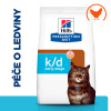 Hill’s Prescription Diet k/d Early Stage Starostlivosť o obličky granule pre mačky 1.5 kg