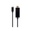 Gembird kábel USB-C (M) na HDMI (M), 4K, 60Hz, 2m kábel, čierny A-CM-HDMIM-02