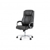 AUTRONIC Kancelárske kreslo, hojdací mechanizmus, šedá ekokoža, KA-F1385 GREY