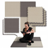 Hop-Sport Cvičenie MAT 120 cm x 120 cm viacfarebná (Ochranná pena pre rohož pre cvičenie 4 ks)