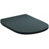 Ideal-standard IDEAL STANDARD TESI WC sedátko ultra ploché, Soft-Close, Take-off, hedvábná černá