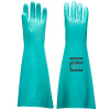 PORTWEST NITRILE A813 / Predĺžené nitriové rukavice - zelená L