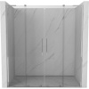 Mexen Velar L Duo posuvné sprchové dvere 180 cm, priehľadné, chróm - 871-180-003-02-01