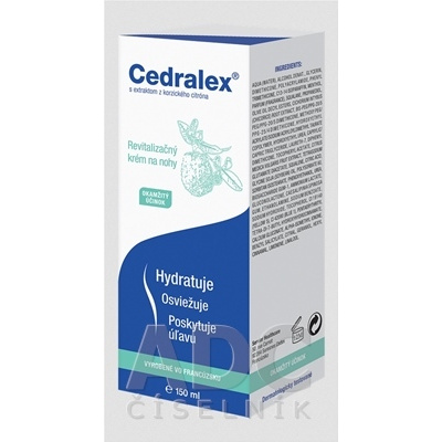Cedralex revitalizačný krém na nohy 1x150 ml
