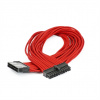 PHANTEKS 24-Pin ATX Extension Cable 50cm - Sleeved Red PH-CB24P_RD