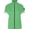 James & Nicholson | JN 453 Dámske cyklistické tričko so zipsom_02.0453 Farba: green, Veľkosť: M