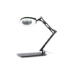 PD178S pracovná lampa s 8D zväčšením a lupou - čierna
