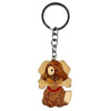 Dvěděti Drevená kľúčenka veľká Pes s kosťou