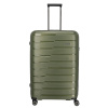 Veľký škrupinový kufor na kolieskach TSA 100 l Travelite Air Base 75349 zelená