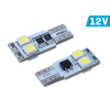 Vision W5W T10 Canbus 12V 4x5050 SMD LED biela duobox