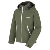 Husky Salex dětská softshellová bunda khaki 164-170