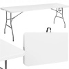 SPRINGOS BANQUETCateringový stôl skladací 240x75 cm, biely