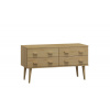 Komoda z masívu borovice Nord K2/2S 175/58,5/42 cm / prírodná