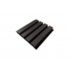Fasádny lamelový obklad DUO Co-extrusion 221 x 26 mm Farebné prevedenie: Grafit, Dĺžka: 3 m