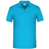 James&Nicholson Pánska polokošeľa JN874 Turquoise S