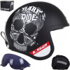 Prilba LS2 SPITFIRE OF599 INKY BLACK OPEN CHOPPER (Prilba LS2 SPITFIRE OF599 INKY BLACK OPEN CHOPPER)