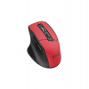 Myš C-TECH Ergo WLM-05, bezdrôtová, 1600DPI, 6 tlačidiel, USB nano receiver, bordo (WLM-05R)