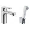 Hansgrohe Vernis Blend Umývadlová batéria s ručnou sprchou Bidette, chróm 71215000-HG
