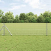 zahrada-XL Plot s stĺpmi Strieborná 0.5 x 10 m Oceľ 3351561