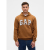 GAP Mikina s logom Hnedá XXL Hnedá Hnedá