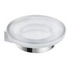 Jika PURE držiak so sklenenou mydlovničkou, priemer 11 cm, chróm H3833B10040001