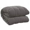 Deka VidaXL polyester 155 cm x 220 cm šedá