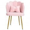 MORTY PASTEL PINK moderná loftová retro stolička (MORTY PASTEL PINK moderná loftová retro stolička)