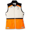 Brooks Run Visible Vest 2.0 reflexní vesta dámská Barva: Ecru/Fluoro Flash/Black, Velikost: XS