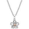 Hot Diamonds Strieborný kvetinový náhrdelník Forget me not DP749