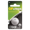 GP Lítiová gombíková batéria GP CR2430 1ks v blistri 1042243011