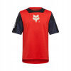 CYKLISTICKÝ DRES FOX JUNIOR DEFEND ELEVATED FLUO RED (YL)