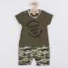 NEW BABY Dojčenský letný overal New Baby Army girl - 68