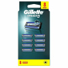 Gillette Mach3 Náhradné Holiace Hlavice pre Mužov, 8 Náhradné Holiace Hlavice