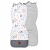 Obojstranná bavlna -zamatová vložka do kočíka Pepi