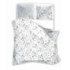 POSTEĽNÁ BIELIZEŇ bavlnený satén KVETY 140x200 + 70x90 cm súprava 2-dielna