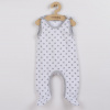 Dojčenské dupačky New Baby Classic II sivé s hviezdičkami, 74 (6-9m)