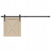 VidaXL Systém na montáž posuvných dvierok do skrinky, 122 cm