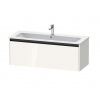 Duravit Ketho.2 Umývadlová skrinka, 44x121x48 cm, 1 zásuvka, lesklá biela K25065022220000